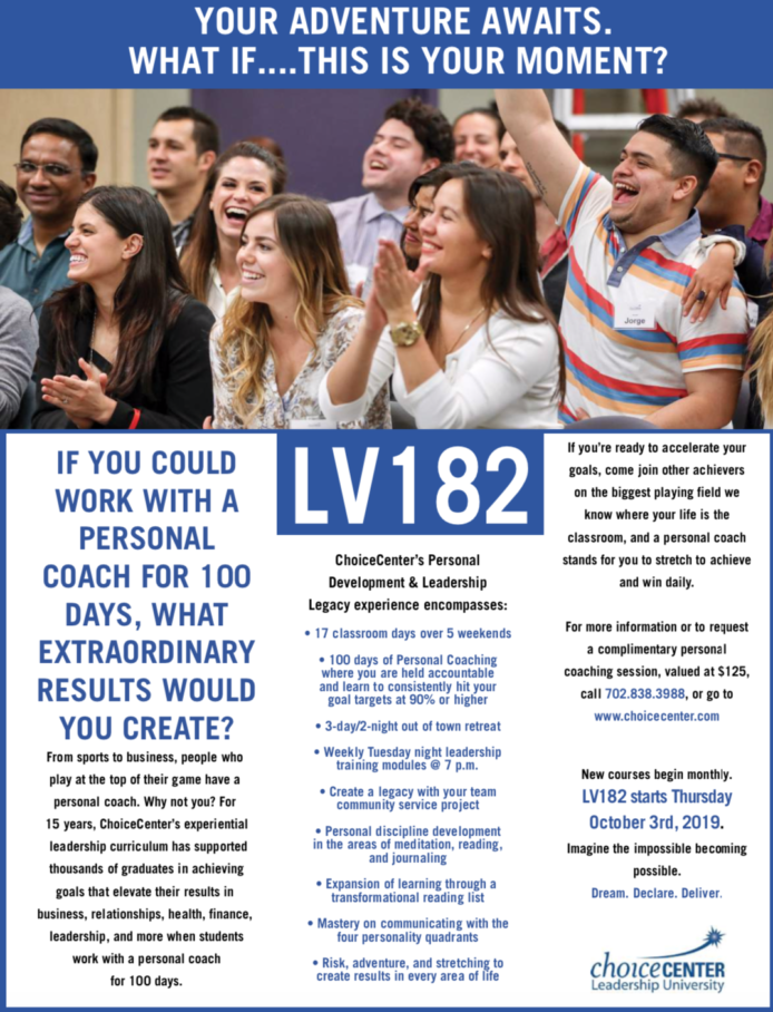 LV182 – Personal Development & Leadership