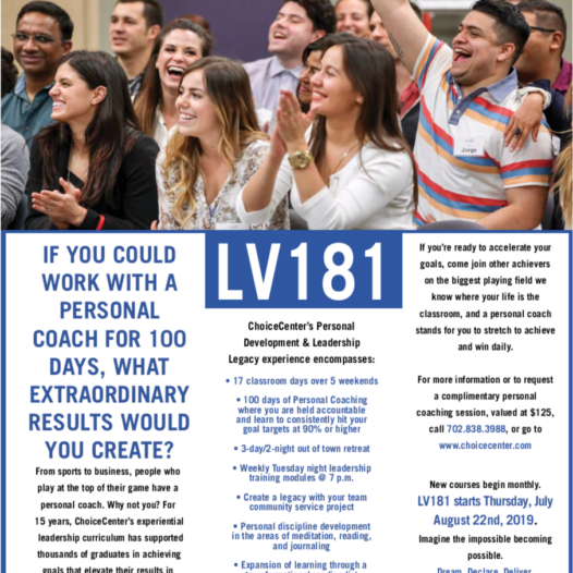 LV181 – Personal Development & Leadership