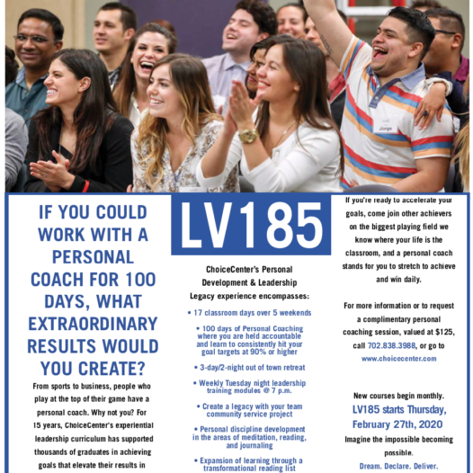 LV185 – Personal Development & Leadership