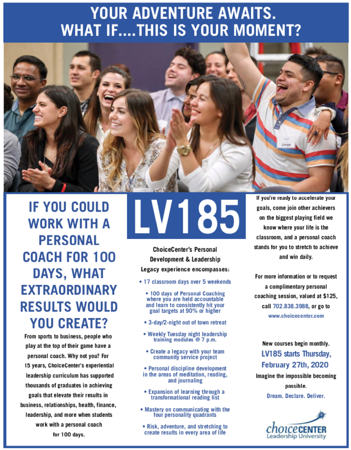 LV185 – Personal Development & Leadership