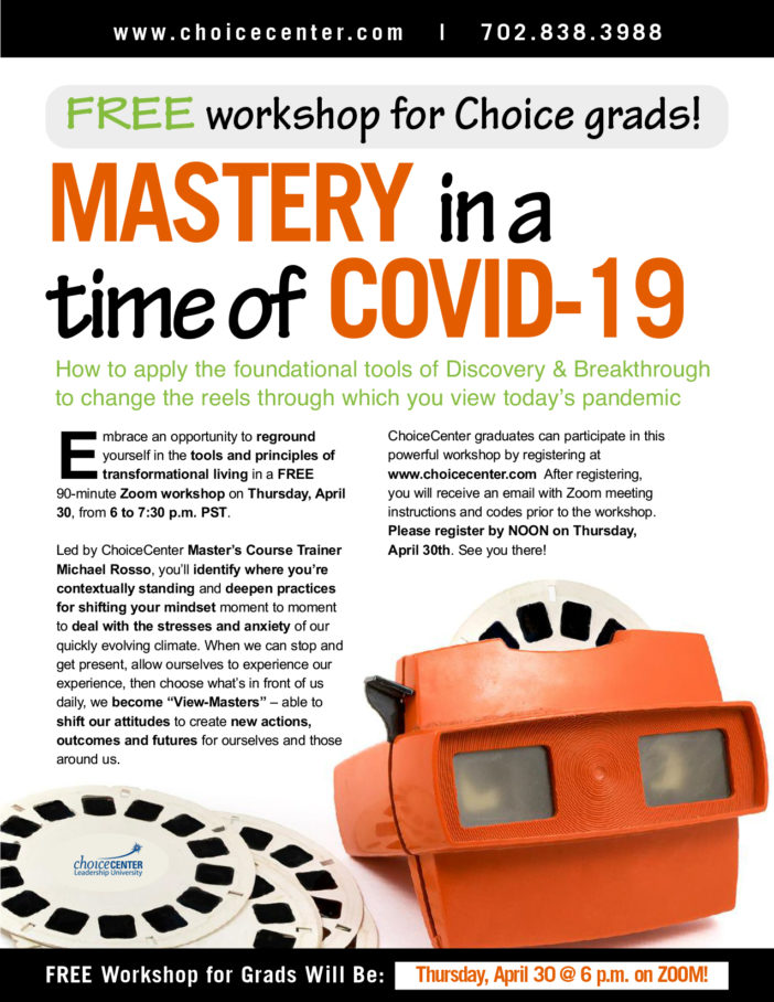 MASTERY in a time of COVID-19