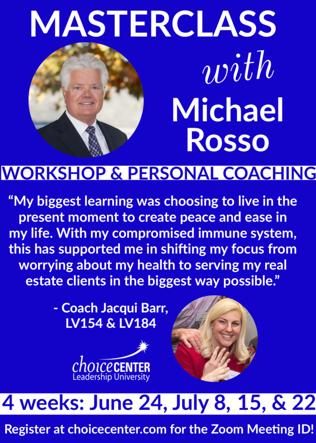 MASTERCLASS with Michael Rosso (Guests are welcome!)