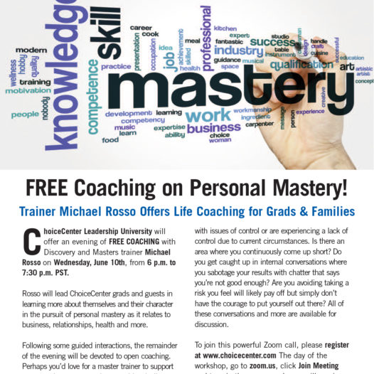 Personal Mastery with Michael Rosso