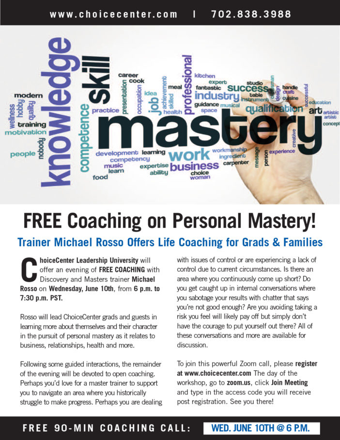 Personal Mastery with Michael Rosso