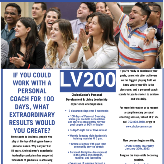 LV200 Essential Personal Development & Living EQ Leadership
