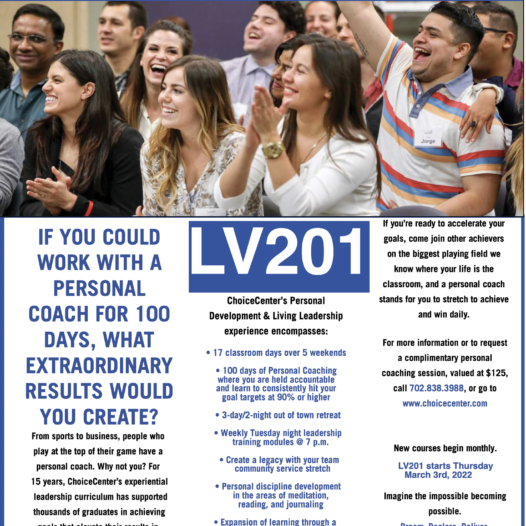 LV201 Essential Personal Development & Living EQ Leadership