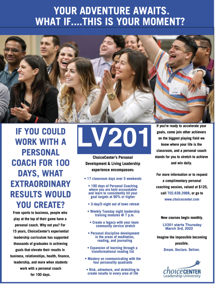 LV201 Essential Personal Development & Living EQ Leadership