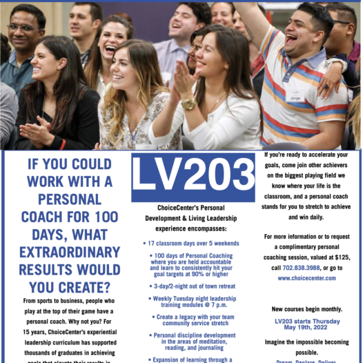 LV203 Essential Personal Development & Living EQ Leadership