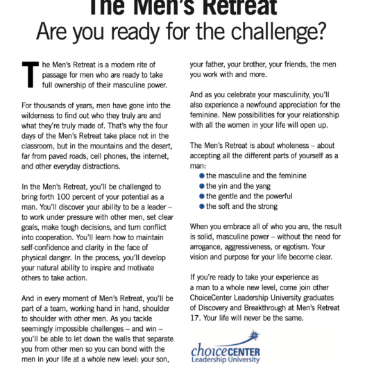 Men’s Retreat 17
