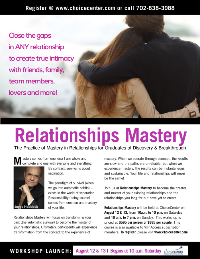 Relationship Mastery 3